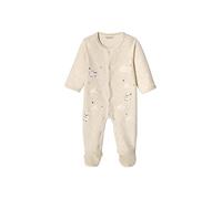 VERTBAUDET Pyjama Bébé Mixte en Velours Ouverture Devant Beige chiné 3M(60CM)