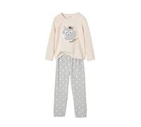 VERTBAUDET Pyjama Fille Velours Renard Manches Longues Coeurs Rose Clair 8A