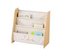 VERTBAUDET Rangement Livre Textile Enfant Coton beige imprimé TU