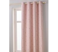 VERTBAUDET Rideau à ½illets occultant Phosphorescent imprimé Arc-en-Ciel Rose 135X180