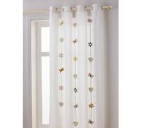 VERTBAUDET Rideau tamisant CHAMPÊTRE écru 135X180