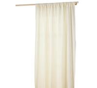 VERTBAUDET Rideau Tube tamisant en Gaze de Coton Blanc 140x180