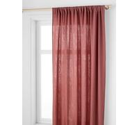 VERTBAUDET Rideau Tube tamisant en Gaze de Coton Rose 140x260