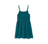 VERTBAUDET Robe à Bretelles Fille en Gaze de Coton Vert émeraude 4A