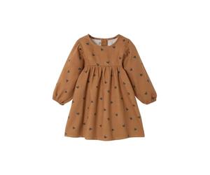 VERTBAUDET Robe Bébé Fille Manches Longues Boutonné