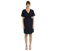 VERTBAUDET Robe Courte Fluide Portefeuille Unie Grossesse et Allaitement Noir 48