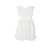 VERTBAUDET Robe de Cérémonie en Tulle Fille Zippé Blanc 3A