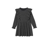 VERTBAUDET Robe en Jersey Scintillante Fille Manches Longues Anthracite 6A
