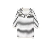 Robe en molleton à volant fille écru 4A