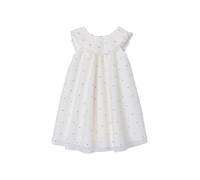 VERTBAUDET Robe évasée Fille Tulle brodée Blanc 12A