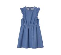 VERTBAUDET Robe à Volants en Denim Fille Stone 6A