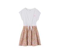 VERTBAUDET Robe Fille Effet 2 en 1 Blanc imprimé 14A