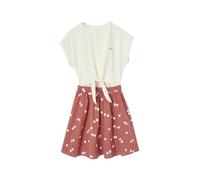 VERTBAUDET Robe Fille Effet 2 en 1 écru 4A