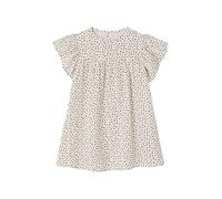 VERTBAUDET Robe Fille en Gaze de Coton imprimée Beige 6A