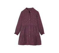VERTBAUDET Robe Fille en Gaze de Coton Imprimée Pois Irisés Prune 5A