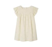 VERTBAUDET Robe Fille Gaze de Coton brodée Fleurs Vanille 6A