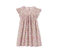 VERTBAUDET Robe Fille imprimée Fille Manches à Volants Rose pâle 10A