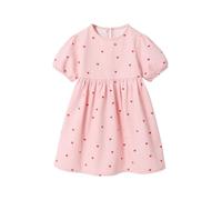 VERTBAUDET Robe Fille Manches Ballon Rose 6A