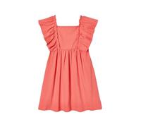 VERTBAUDET Robe Fille Manches Papillon Corail 8A