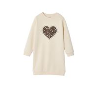 VERTBAUDET Robe Fille Molleton Col Rond Manches Longues
