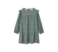 VERTBAUDET Robe imprimée à Volants Fille Vert Sauge 5A