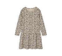 VERTBAUDET Robe imprimée Fille Manches Longues Beige poudré 14A