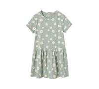 VERTBAUDET Robe imprimée Fille Vert de Gris 5A