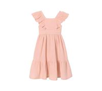 VERTBAUDET Robe mi-Longue Fille Gaze Coton Rose pâle 8A