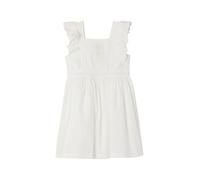 VERTBAUDET Robe Patineuse Volantée Fille Coton Blanc 10A