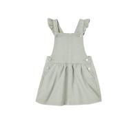 Robe salopette bébé bretelles volantées vert de gris 6M(67CM)