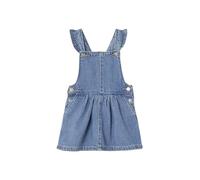 Robe salopette en denim bébé bretelles volantées stone 18M(81CM)