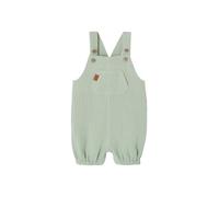 VERTBAUDET Salopette bébé naissance en gaze de coton doublée vert d'eau 12M(74CM)