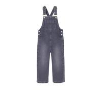 VERTBAUDET Salopette Fille Large en Denim Coton Fleurs