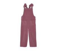 VERTBAUDET Salopette fille large velours effet molleton mauve 8A