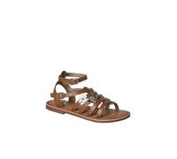 VERTBAUDET Sandale spartiate fille cuir à boucles camel 24