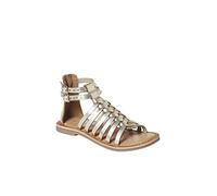 VERTBAUDET Sandales cuir fille esprit spartiates or 38