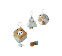 VERTBAUDET Set 3 Jouets en Tissu Tanzanie Vert TU