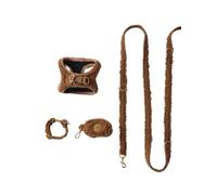 VERTBAUDET Set Promenade pour Chien : Harnais Et Laisse Chocolat XS/S