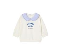 VERTBAUDET Sweat bébé à col Claudine écru 9M(71CM)
