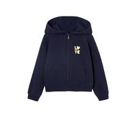 VERTBAUDET Sweat Fille Zippé à Capuche Doublé Marine 3A