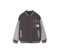 VERTBAUDET Sweat garçon Molleton Style Teddy Badge en bouclettes.