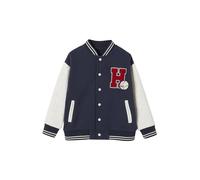 VERTBAUDET Sweat garçon Molleton Style Teddy Badge en bouclettes.