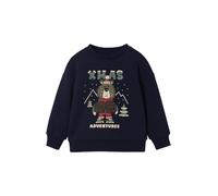 VERTBAUDET Sweat Garçon Noël Motif Ours Col Rond Molleton