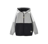 VERTBAUDET Sweat garçon zippé à Capuche Effet Colorblock Sport Noir 6A