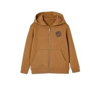 VERTBAUDET Sweat garçon zippé à Capuche Motif Poitrine Noix de pécan 14A