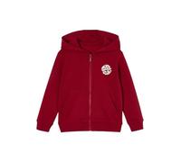VERTBAUDET Sweat garçon zippé à Capuche Motif Poitrine Rouge 4A