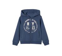 VERTBAUDET Sweat garçon zippé à Capuche Sport Bleu Fonce UNI avec Decor 4A