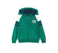 VERTBAUDET Sweat garçon zippé à Capuche Sport Manches Raglan Vert 4A