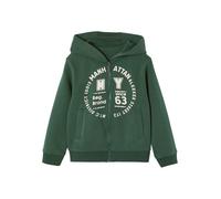 VERTBAUDET Sweat garçon zippé à Capuche Sport Vert Sapin 4A
