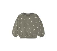 VERTBAUDET Sweat imprimé bébé en Molleton Pop Vintage Kaki 18M(81CM)